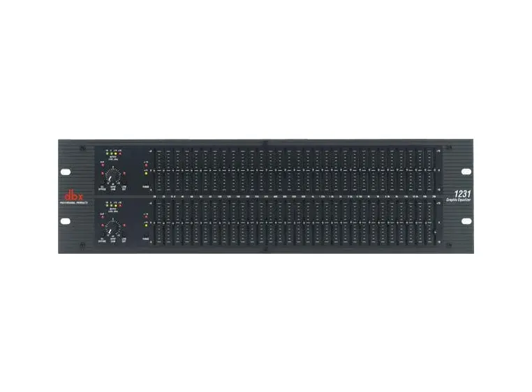 dbx 1231 dual 31 bånds grafisk eq 